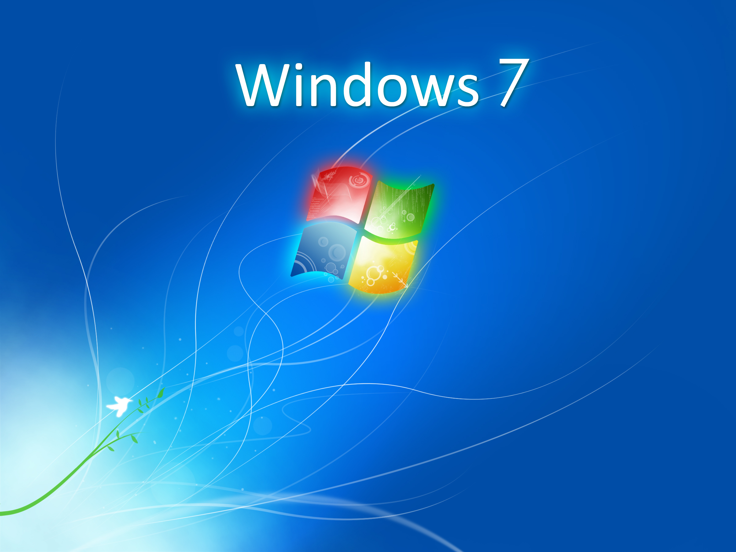 Windows 7 (logo) Wallpaper - WindowsCenter.nl